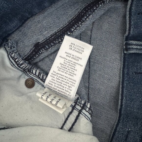 Pacsun | EUC High-Rise Ripped Ankle Jeggings in Medium Blue Size 28 - Picture 7 of 7